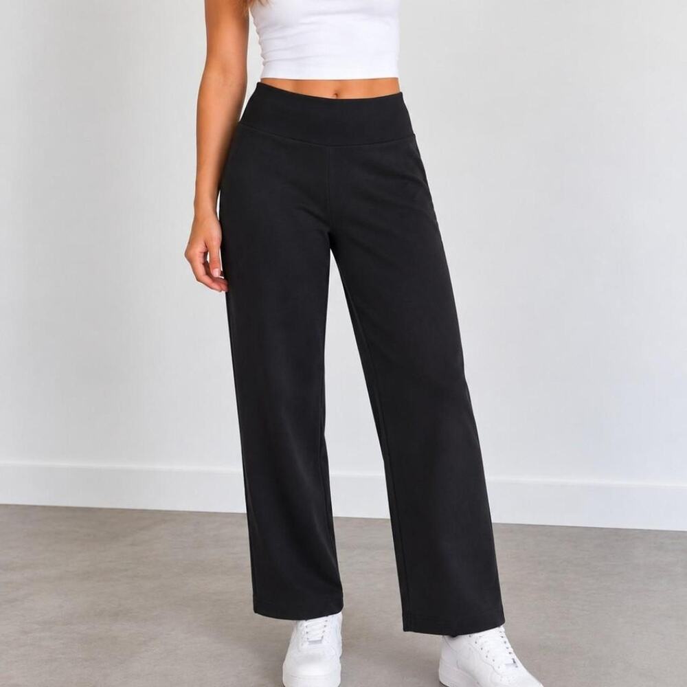 Lands’ End black wide-leg pants